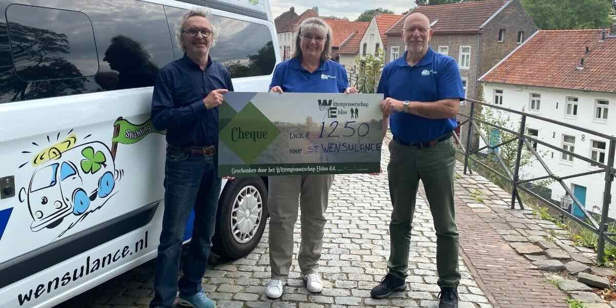 Wittemgenootschap doneert aan Wensulance