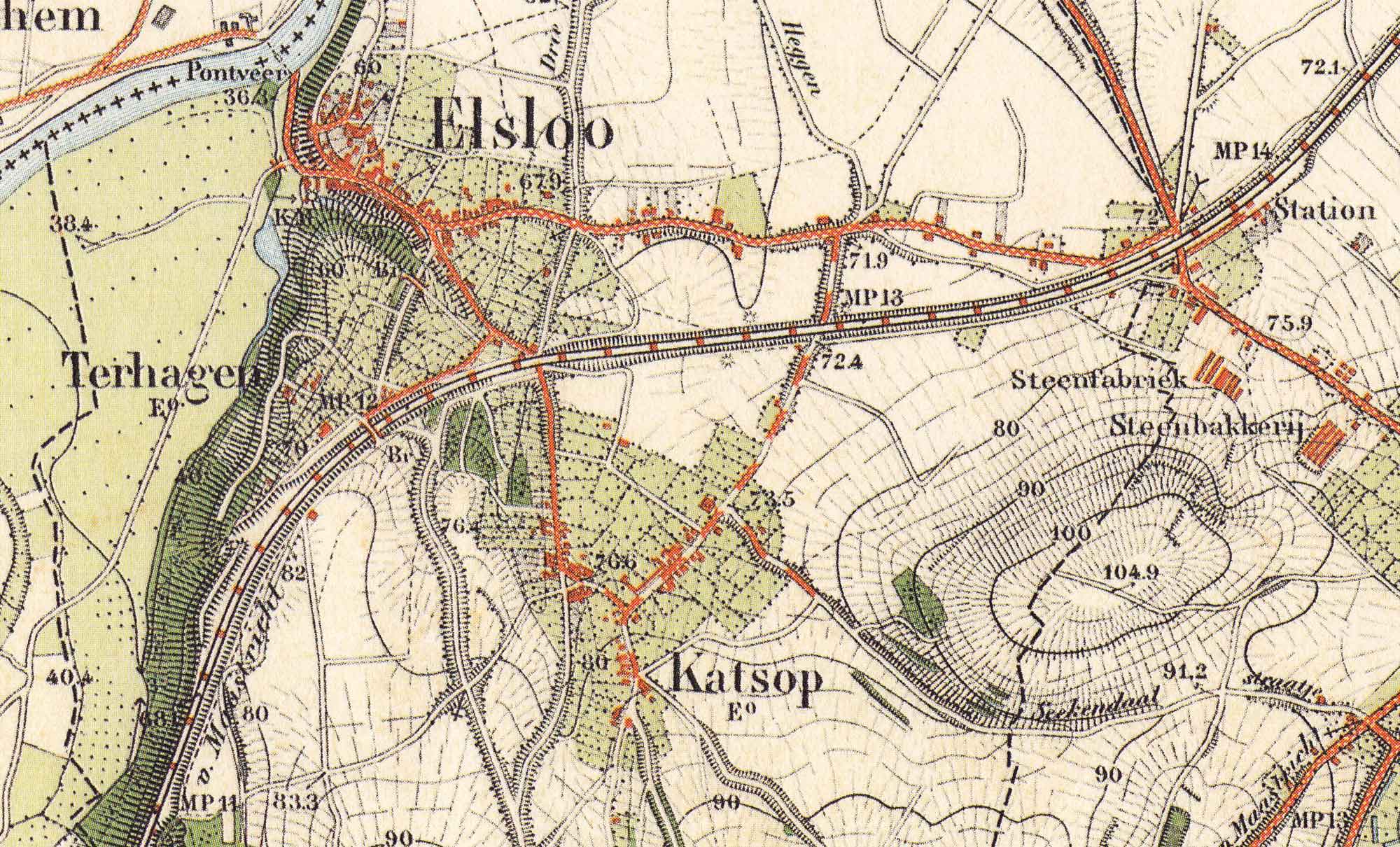 Elsloo topografisch 1925