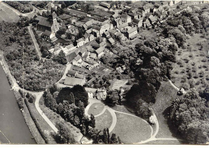 Kasteel en park rond 1960