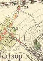 Op deze kaart uit 1935 ziet men het voetpad “het Stegelke” over de Brakkert de Heuvel opgaan.