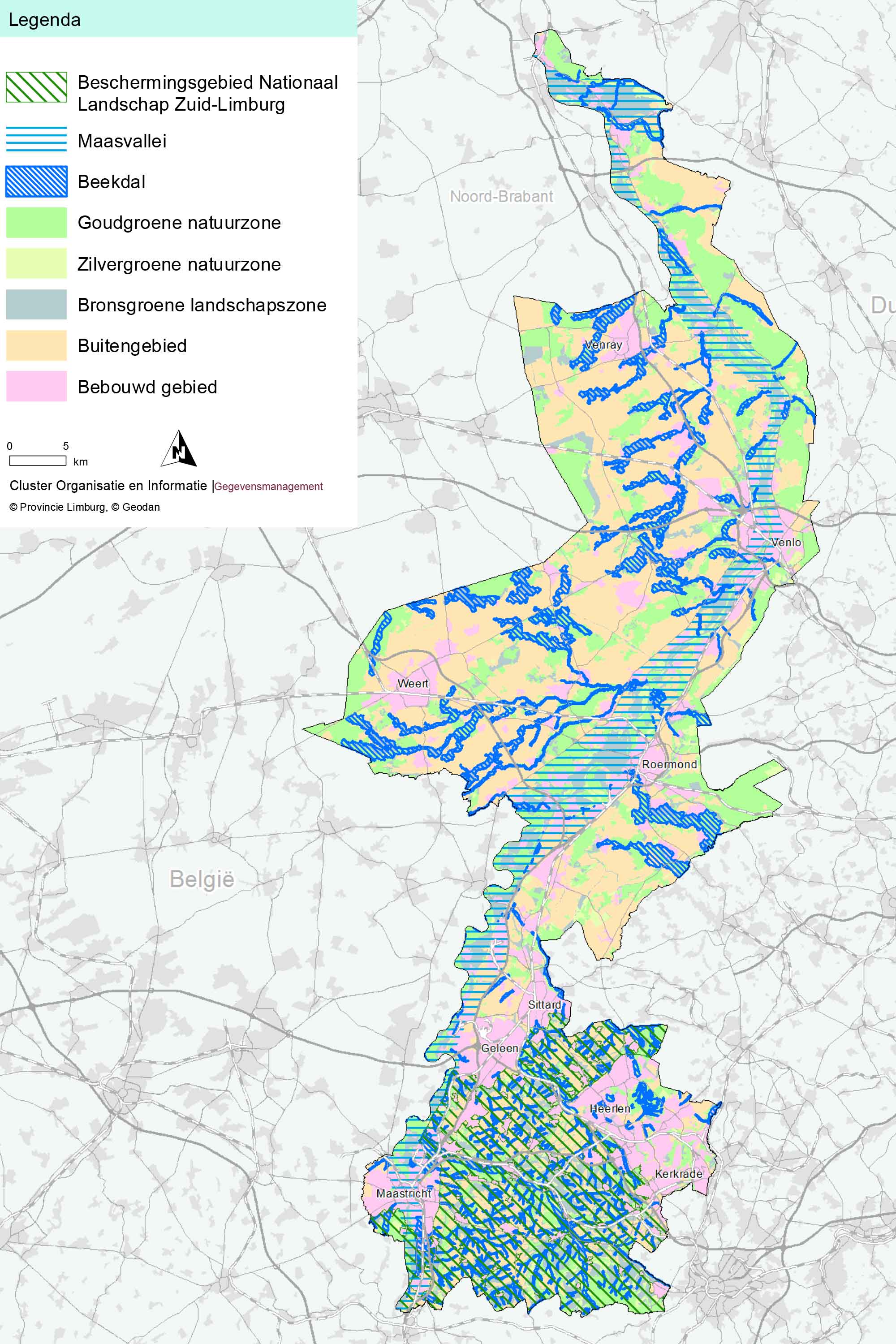 Provincie Limburg kaart 10 landschap en cultuurhistorie geconsolideerd 1