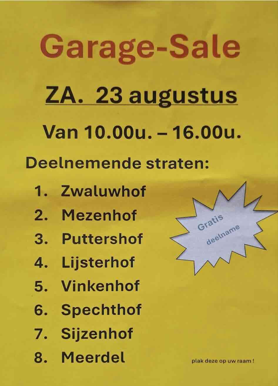 garagesale 23.08.2025