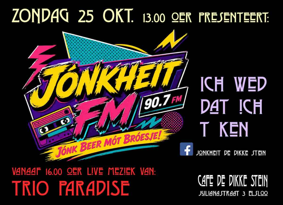 Jonkheit FM Wedde dat ich t ken