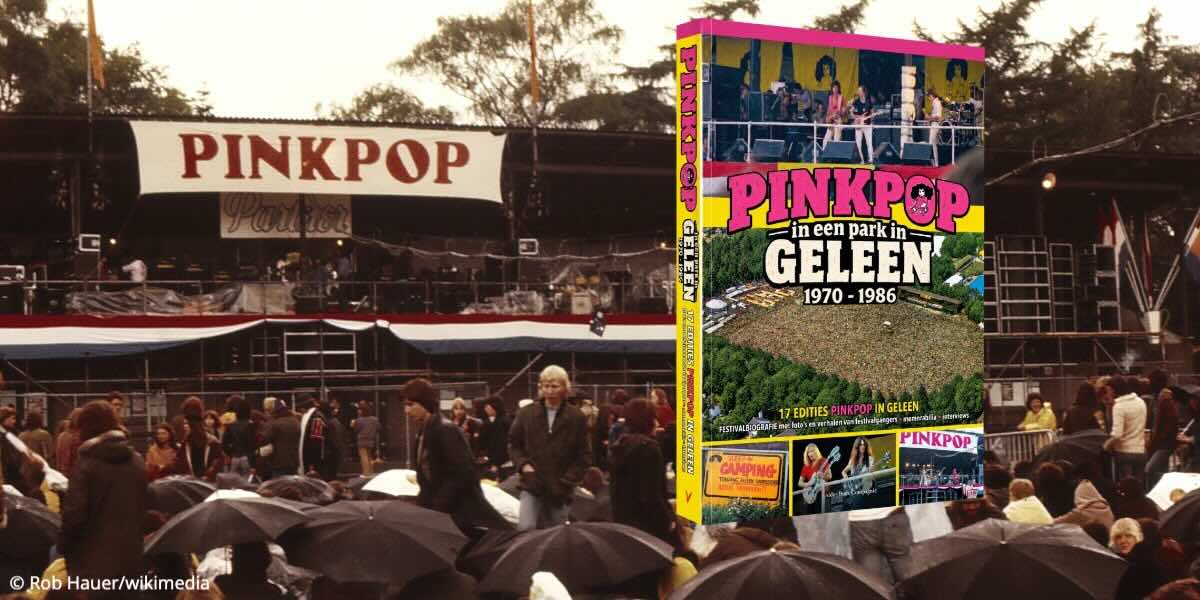 Boek over Pinkpop in Geleen: de jaren 1970-1986 