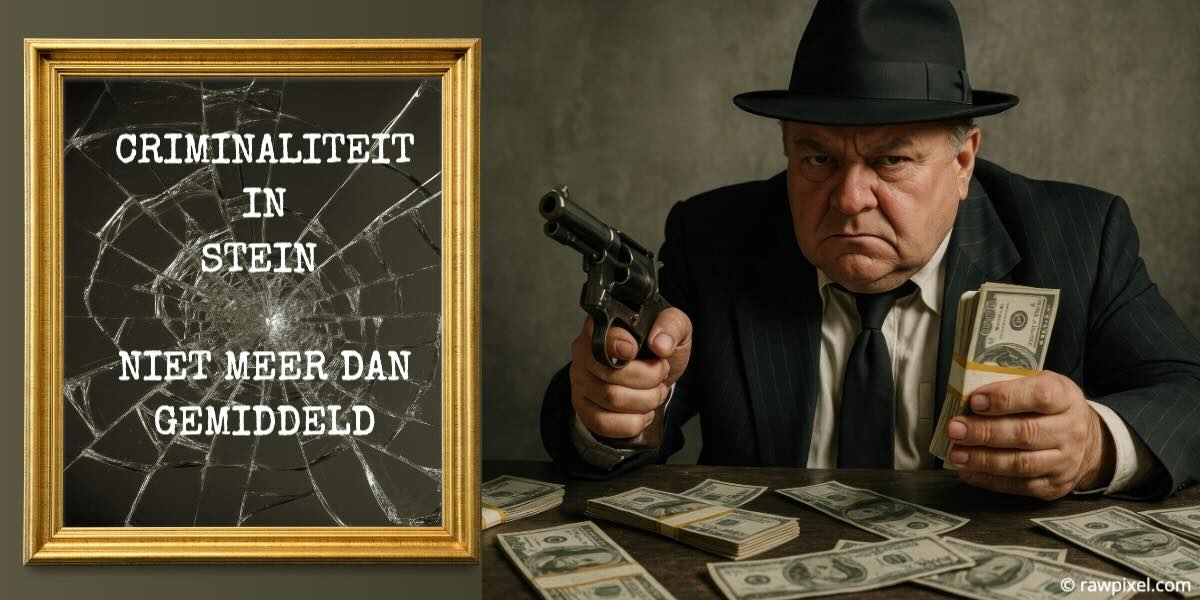 criminaliteit in Stein niet meer dan gemiddeld