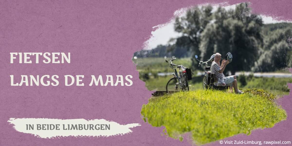 Fietsen langs de Maas