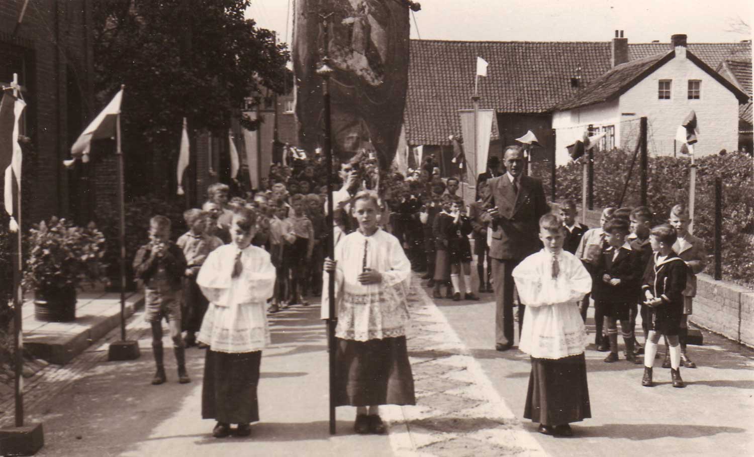 1951 Processie in Catsop