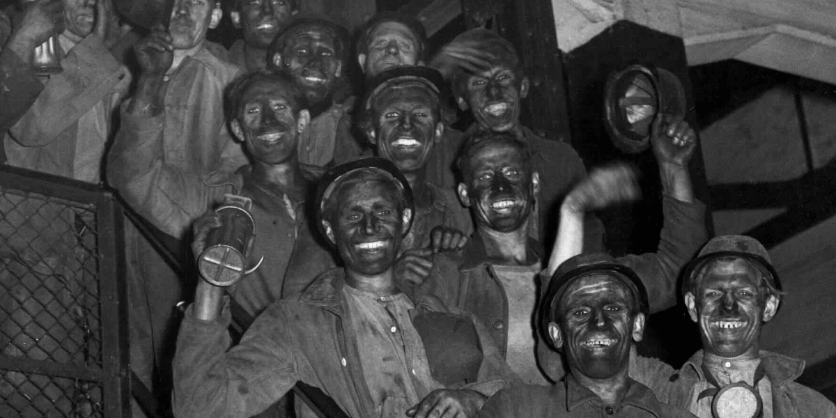 mijnwerkers 1946 rechtenvrij spaarnestad NA
