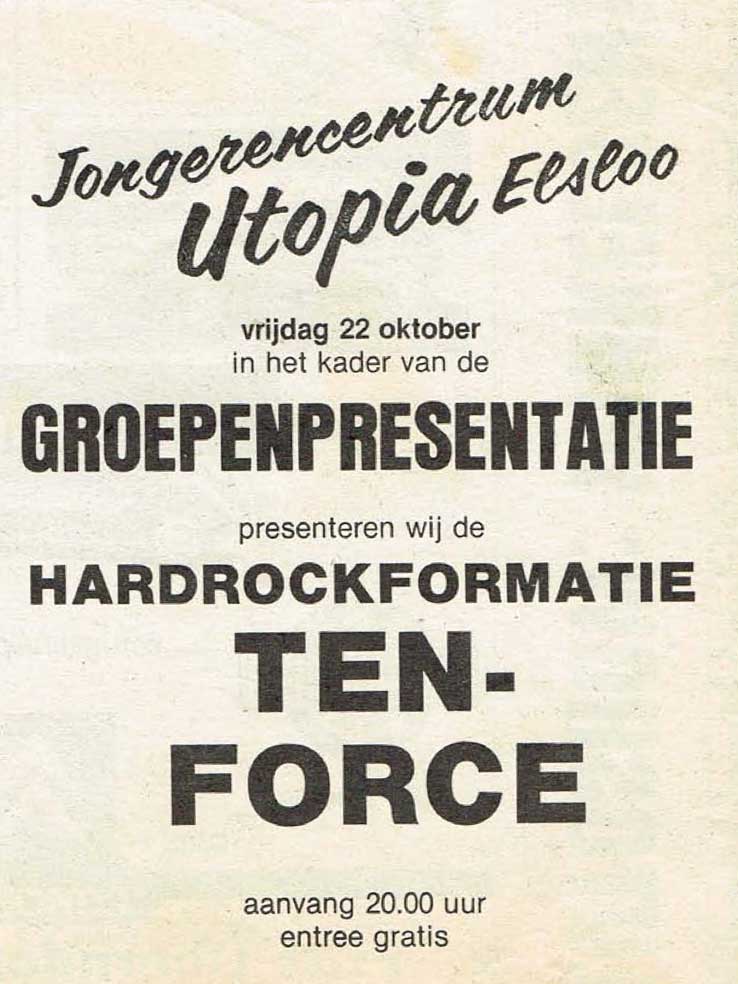 Utopia Elsloo Ten Force 1982