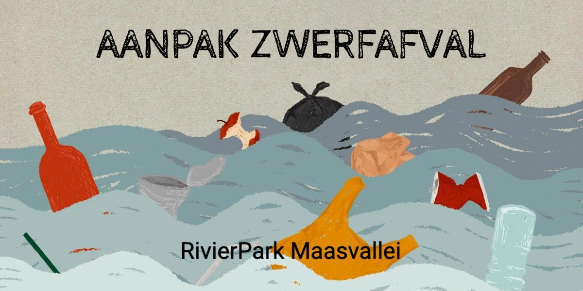 Zwerfafval RivierPark Maasvallei