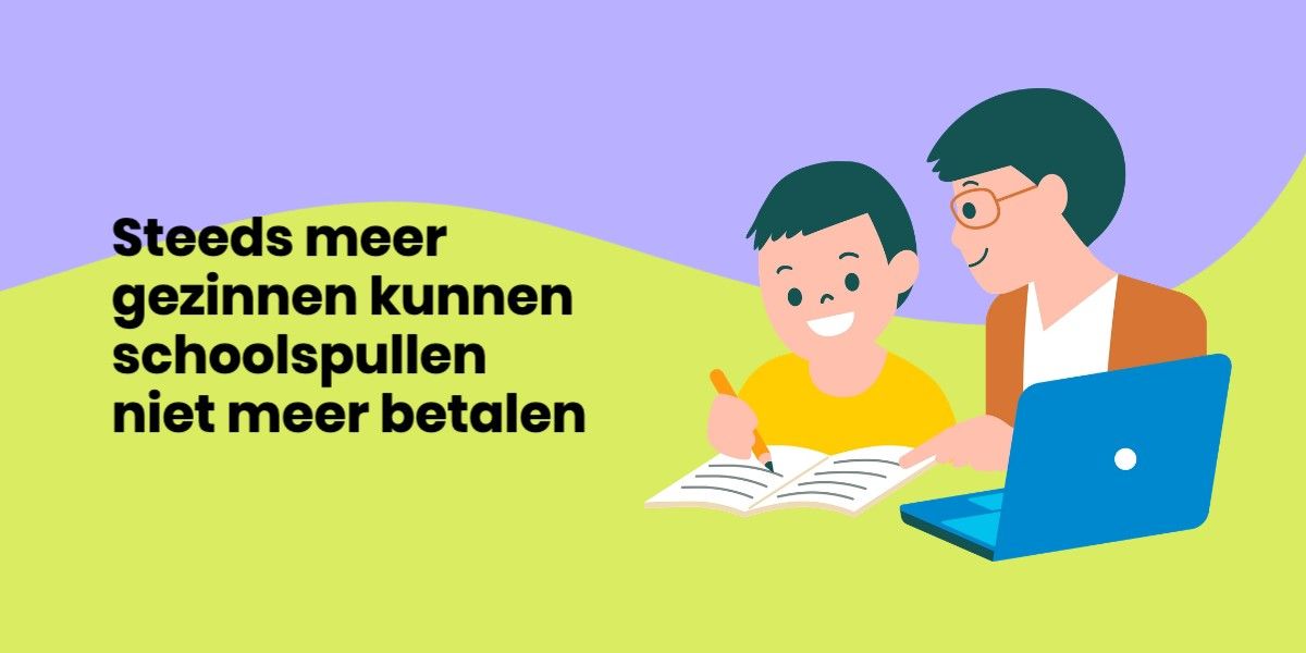 Steeds meer gezinnen kunnen schoolspullen niet meer betalen